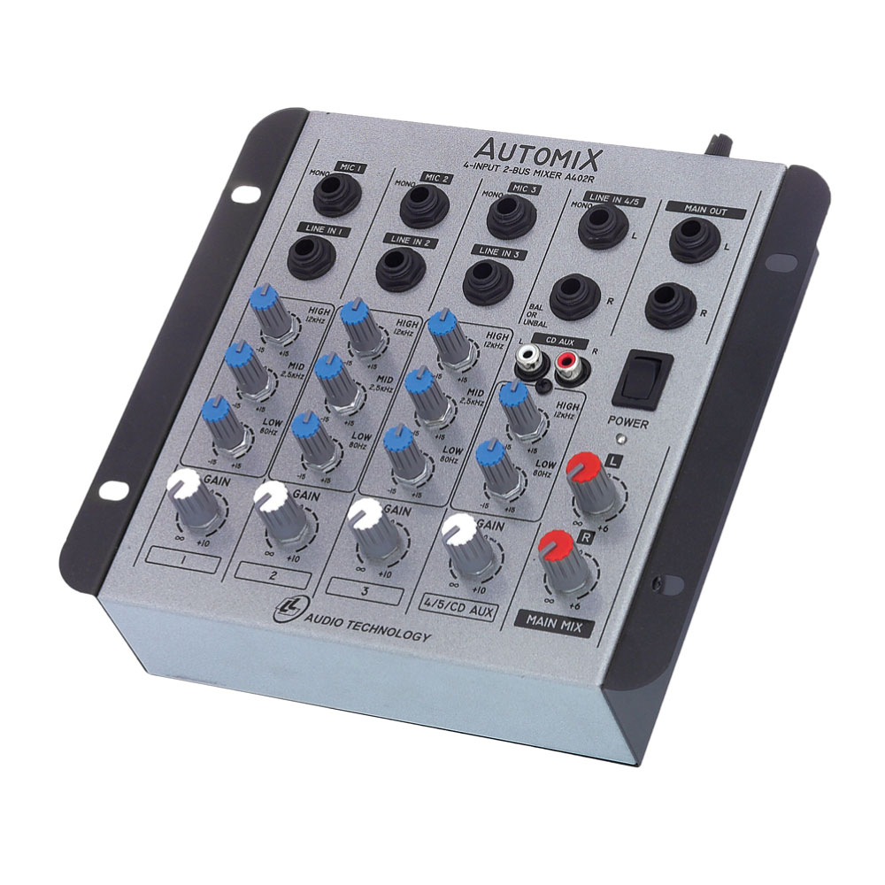 Mesa De Som Mixer Automix Ll Audio A402r 4 Canais