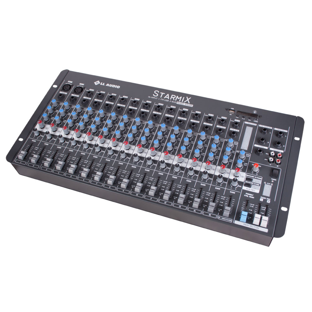 Mesa De Som Mixer Ll Audio S1602d  Bt 16 Canais Bluetooth