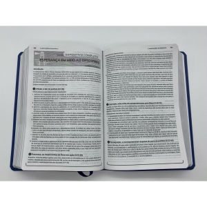 Bíblia Pregação Expositiva - RA - Capa Dura - Modelo Redenção - EDIÇÃO LIMITADA - MOLESKINE + CANETA - Foto 8