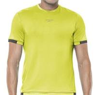 Camisa de Manga Curta Masculina Speedo FastDry Verde Fluorescente