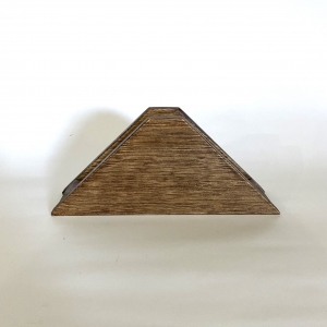 Porta guardanapo triângulo em madeira