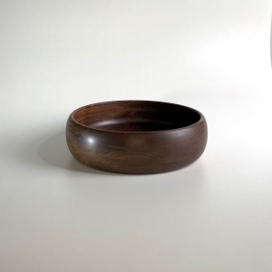 Saladeira oval de madeira Ø38x10cm