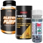 Kit Metildrol Testo  60 Tabs - Red Series + Dilatax Pump 120 Caps - Power Labs + Sekka Abdomen 30 tabs