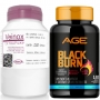 Kit Veinox (120 Caps) Power Supplements + Black Burn - (120 Tabletes) - Age