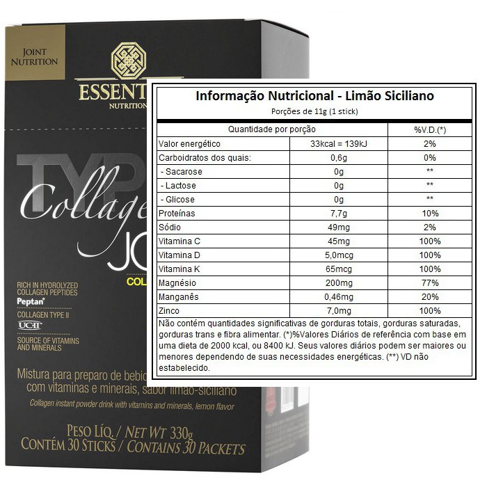 Collagen 2 joint (270g - 30 Sticks) - Essential Nutrition