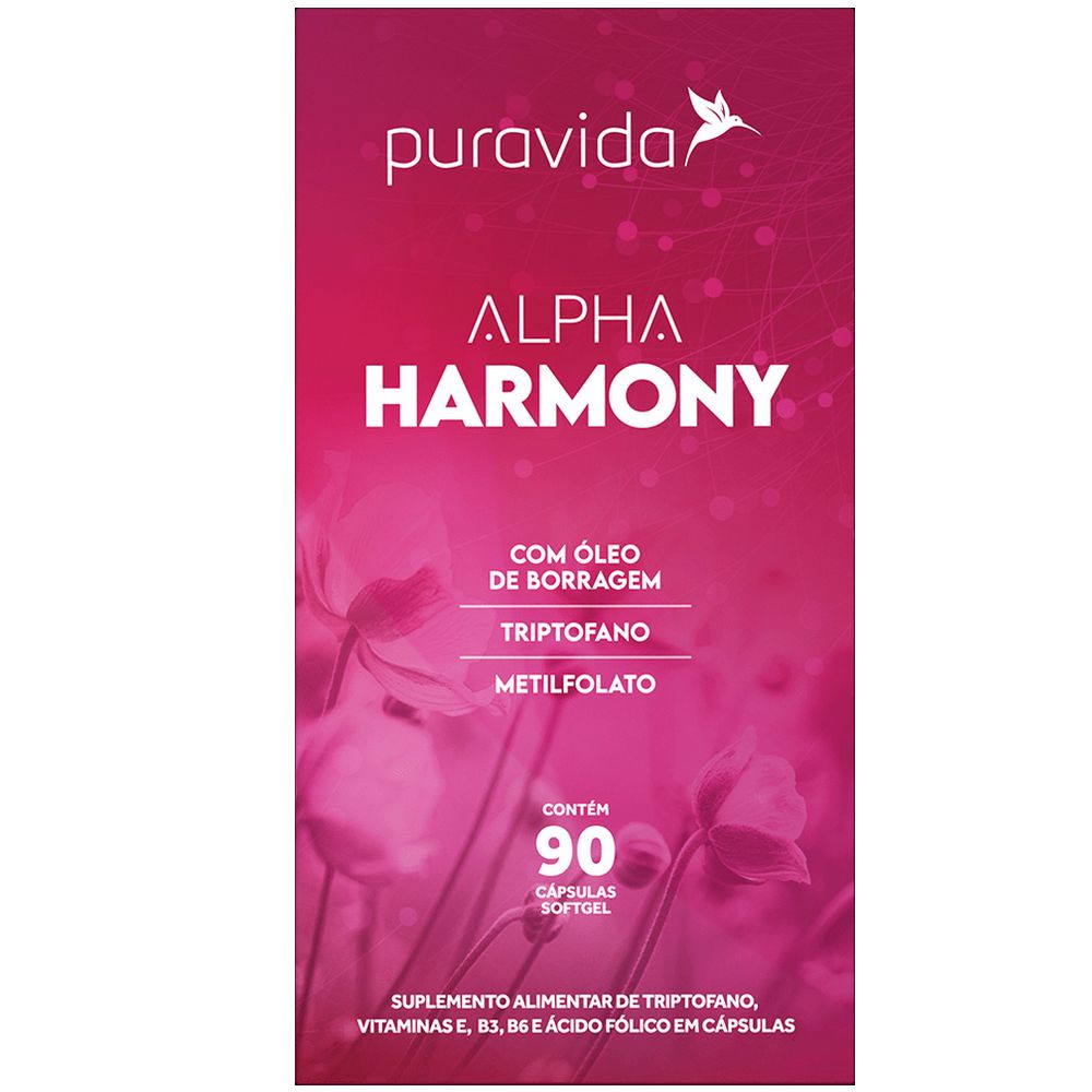 Kit 2x Alpha Harmony - (90 Softgel cada) - Pura Vida