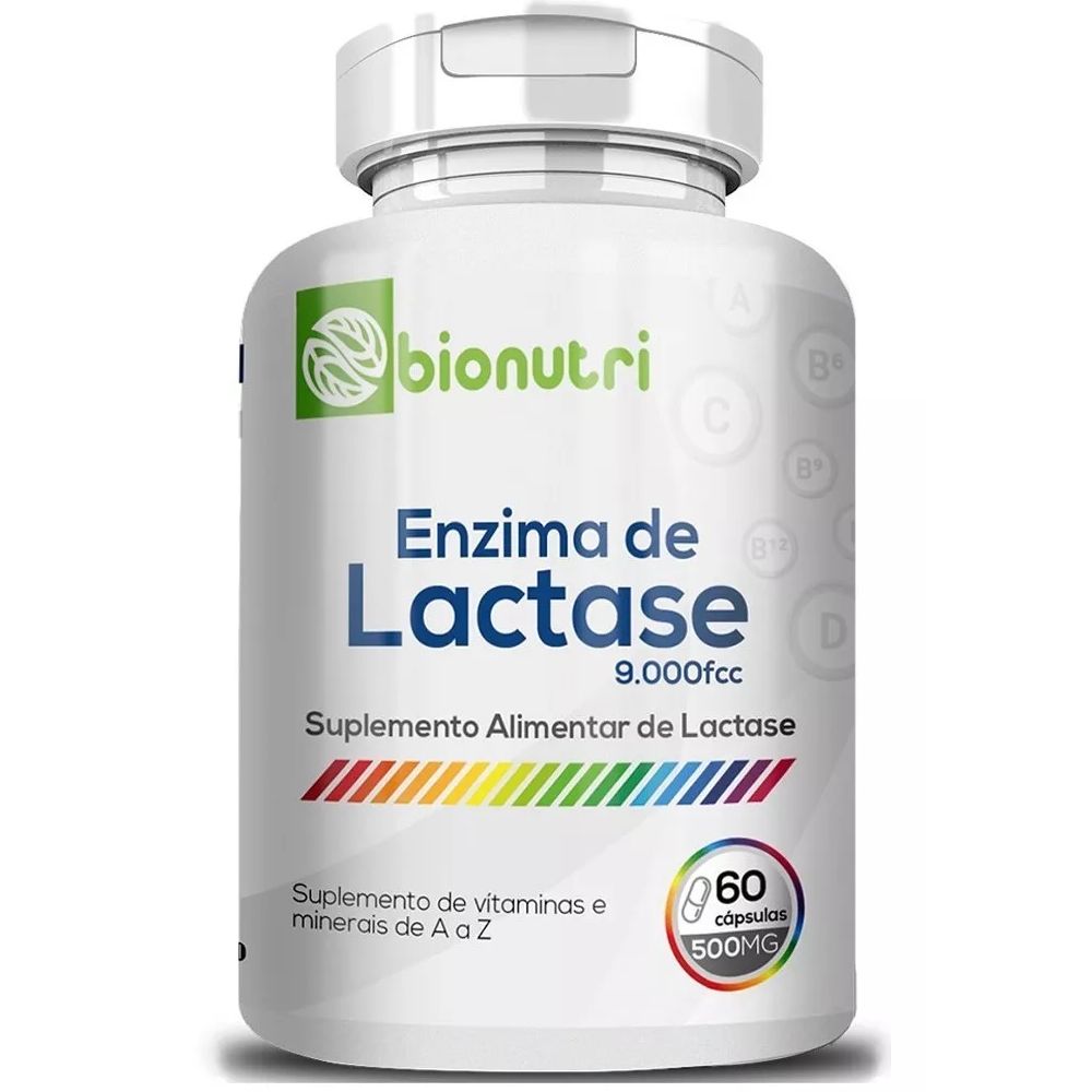Kit 2x Enzima Lactase - (60 Capsulas cada) - Bionutri