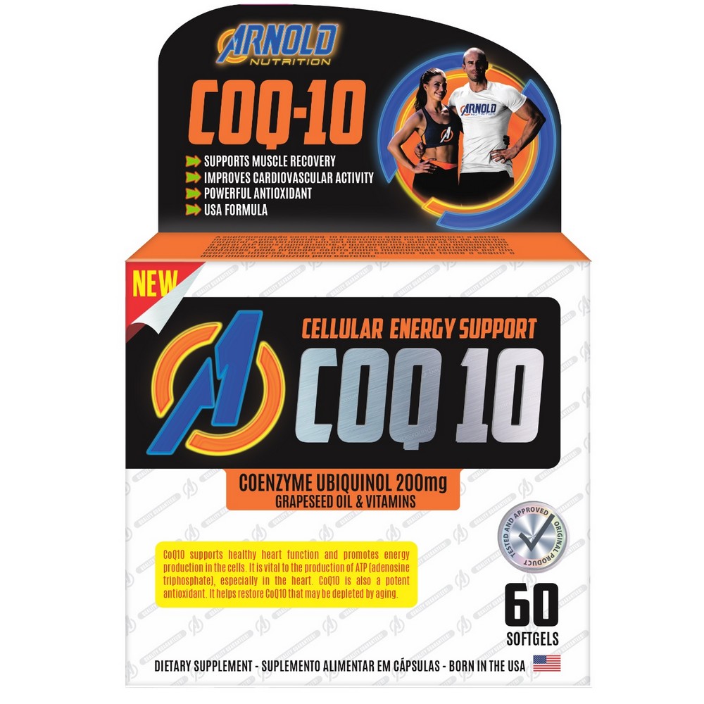 Kit 4x Coenzima CoQ10 Ubiquinol 200mg 60 Softgels Arnold Nutrition