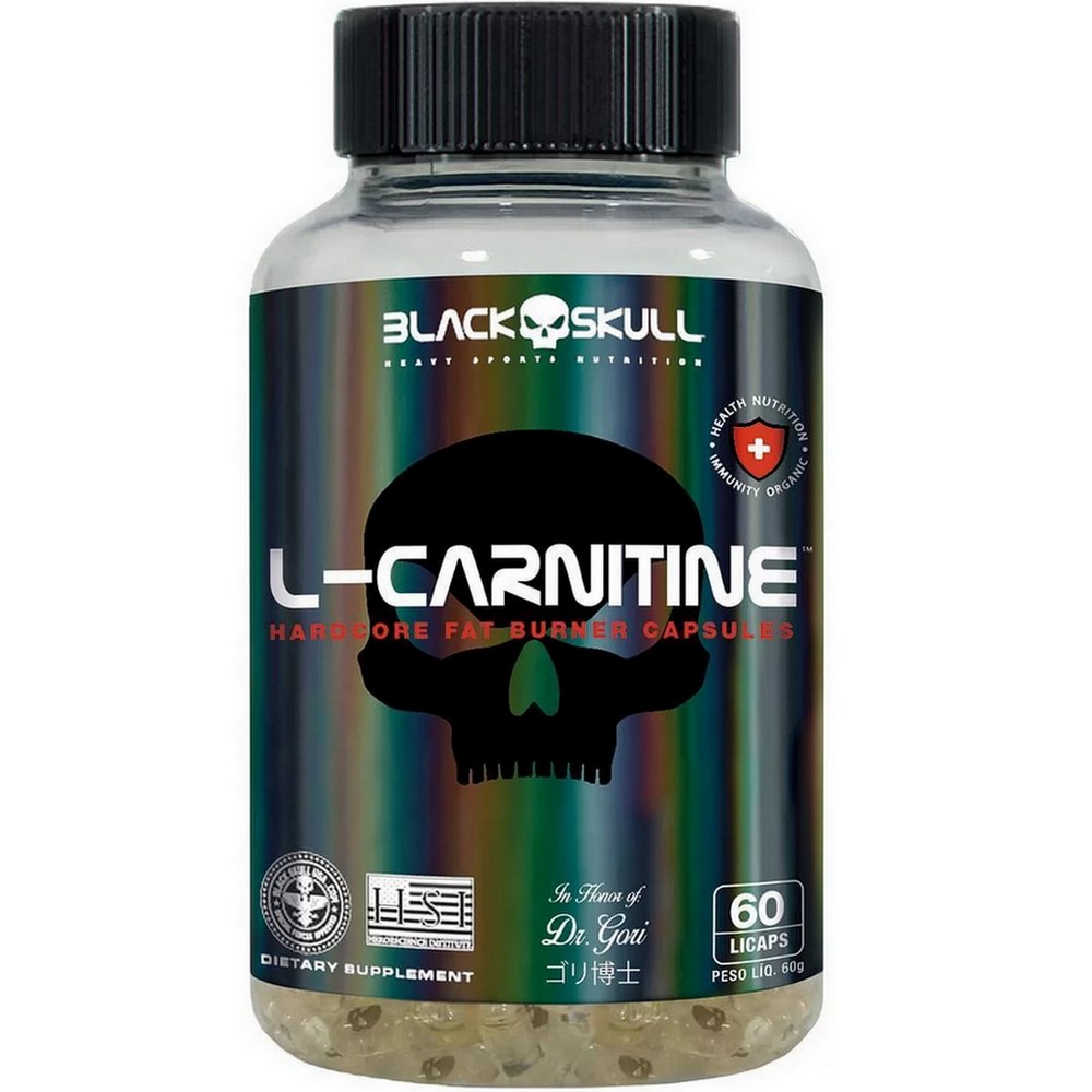 L-Carnitina (60 Licaps) - Black Skull