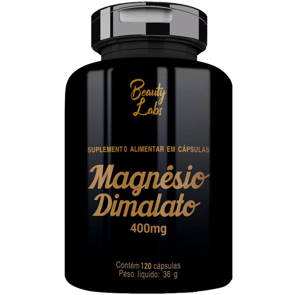 Magnésio Dimalato 400mg - 120 Capsulas - Beauty Labs
