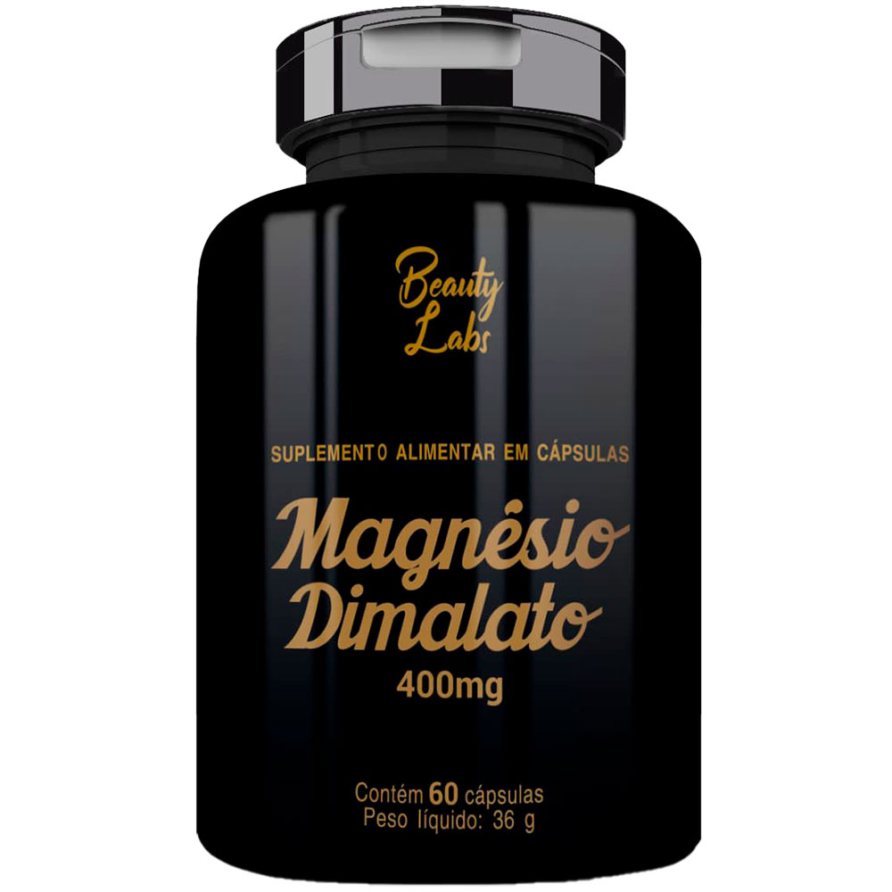 Magnésio Dimalato 400mg - 60 Capsulas - Beauty Labs