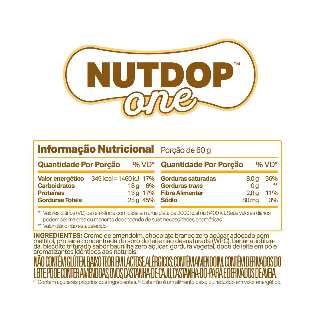 Nutdop X Banoffe (500g) Pasta de Amendoim com Whey Protein - Elemento Puro
