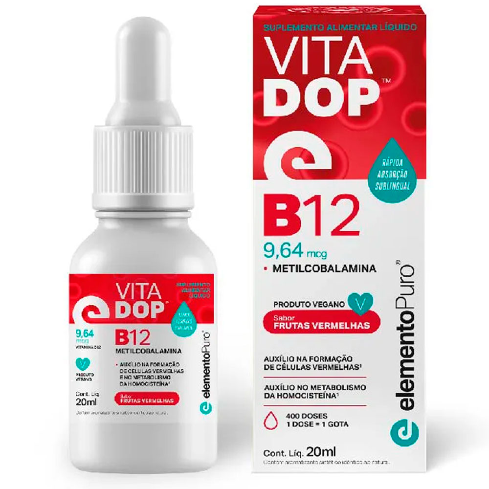 Vitadop B12 em gotas - 20ml - Elemento Puro