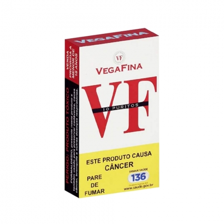 Cigarrilha Vegafina Puritos - Caixa com 10 unidades