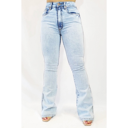 Calça Jeans Slim Flare Super High - 9608 - MYFT