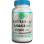 Protease 50Mg + Amilase 50Mg + Lipase 50Mg - 120 Cápsulas Gastrorresistentes