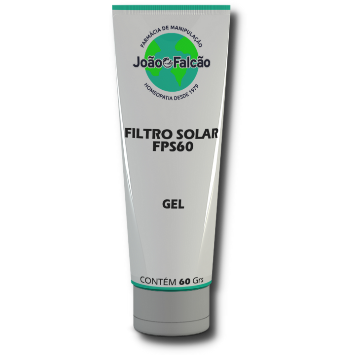 Filtro Solar FPS-60 (Gel) - 60Grs  - FARMACIA JOÃO FALCÃO