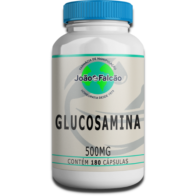 Glucosamina 500Mg - 180 Cápsulas  - FARMACIA JOÃO FALCÃO