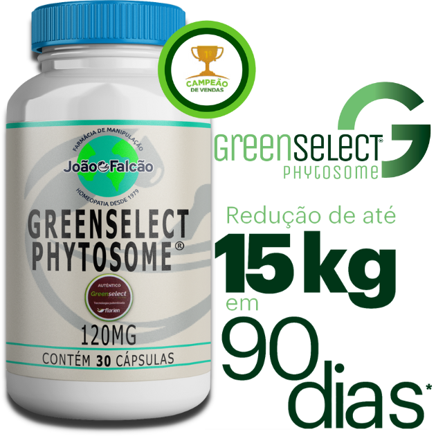 Greenselect Phytosome®(Selo Autenticidade) 120Mg - 30 Cápsulas  - FARMACIA JOÃO FALCÃO