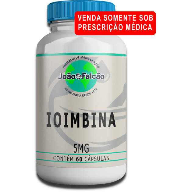 Ioimbina 5Mg - 60 Cápsulas  - FARMACIA JOÃO FALCÃO