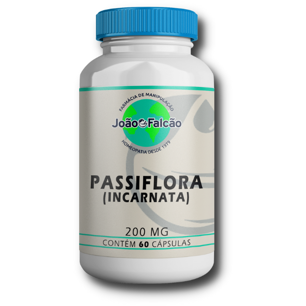 Passiflora(Incarnata) 200Mg - 60 Cápsulas  - FARMACIA JOÃO FALCÃO