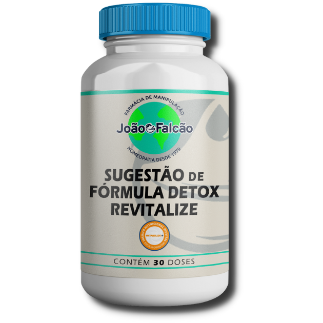 Sugestão Fórmula para Detox Revitalize - 30 Doses  - FARMACIA JOÃO FALCÃO