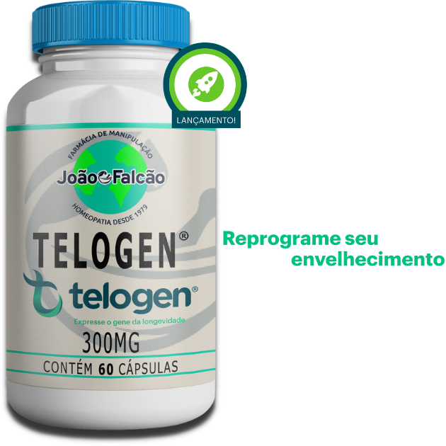 Telogen® 300Mg - 60 Cápsulas  - FARMACIA JOÃO FALCÃO