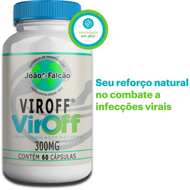Viroff® 300Mg - 60 Cápsulas  - FARMACIA JOÃO FALCÃO