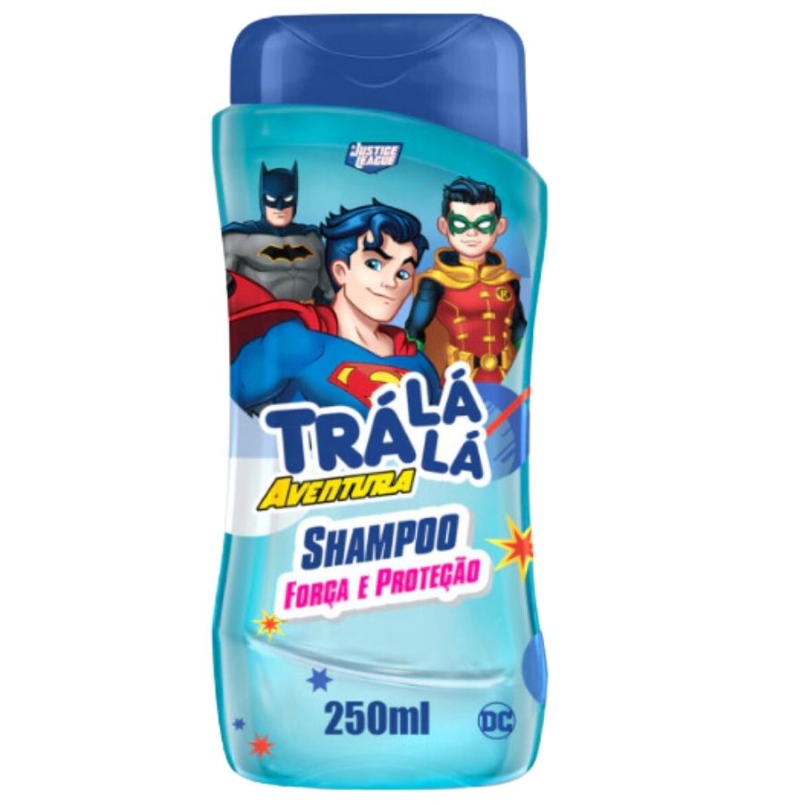 Shampoo Liga da Justiça Trá Lá Lá Aventura Força e Proteção 250ml