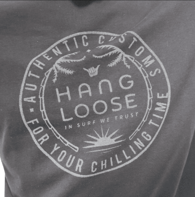 Camiseta Hang Loose Original 100% Algodão Surf Skate