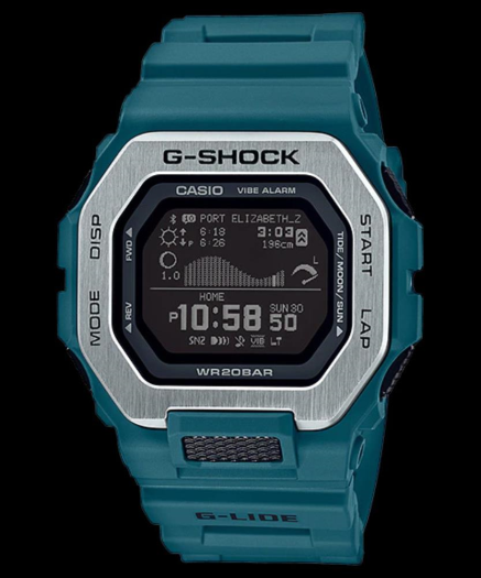 Relógio Casio G-Shock G-Lide Surf - Modelo Gbx-100-2Dr