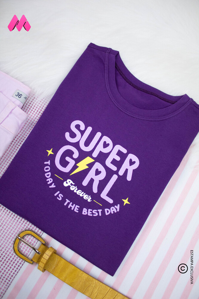Super Girl - Roxo
