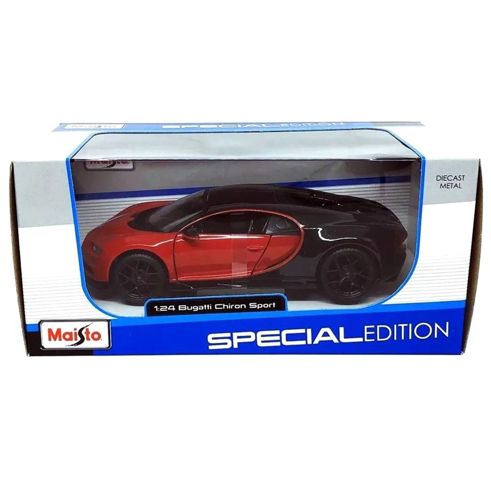 Miniatura Bugatti Chiron Sport Vermelho Maisto 1/24