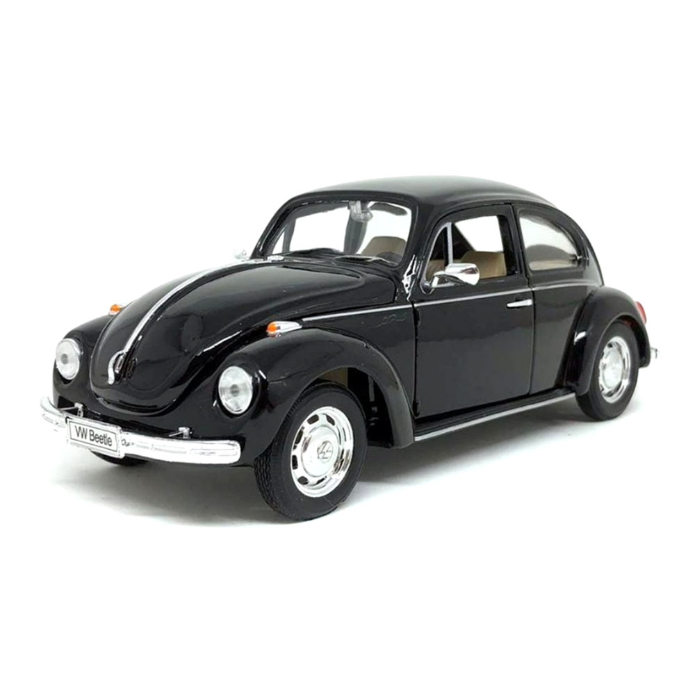 Miniatura Volkswagen Beetle Preto Welly 1/24