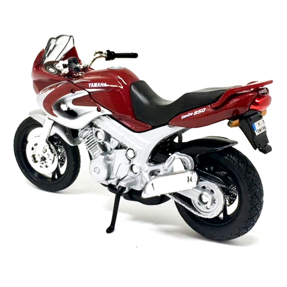 Miniatura Yamaha TDM850 Cycle Vinho Welly 1/18