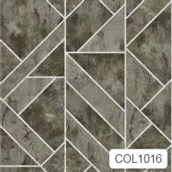 Papel de Parede Colorkey - Col1006 Geométrico Marfim - Rolo Fechado de 53cm x 10Mts - COL1006