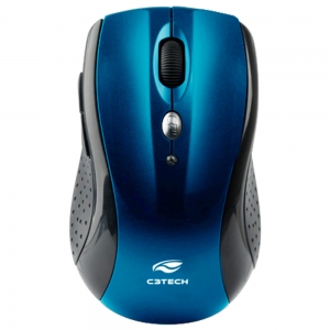 Mouse Sem Fio C3Tech M-W012BL Preto/Azul