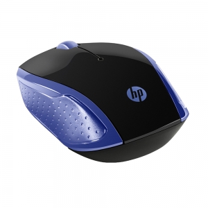 Mouse Sem Fio HP 200 3 Botões 1000dpi Preto/Azul