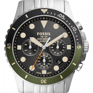 Relógio Fossil Masculino FB-01 FS58641PN Prata