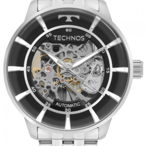 Relógio Technos Masculino Automático Prata - G3265AB/1P