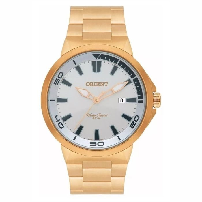 Relógio Orient Masculino Analógico MGSS1104A Dourado