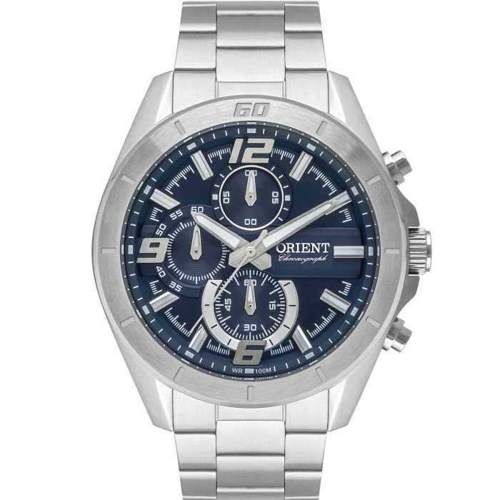 Relógio Orient Sport Masculino Cronógrafo MBSSC230 D2SX Prata