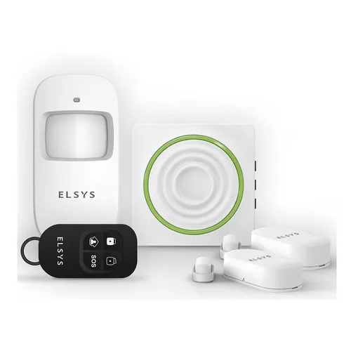 Kit De Alarme Wi-fi Elsys Esa-kw1080 App Google E Alexa