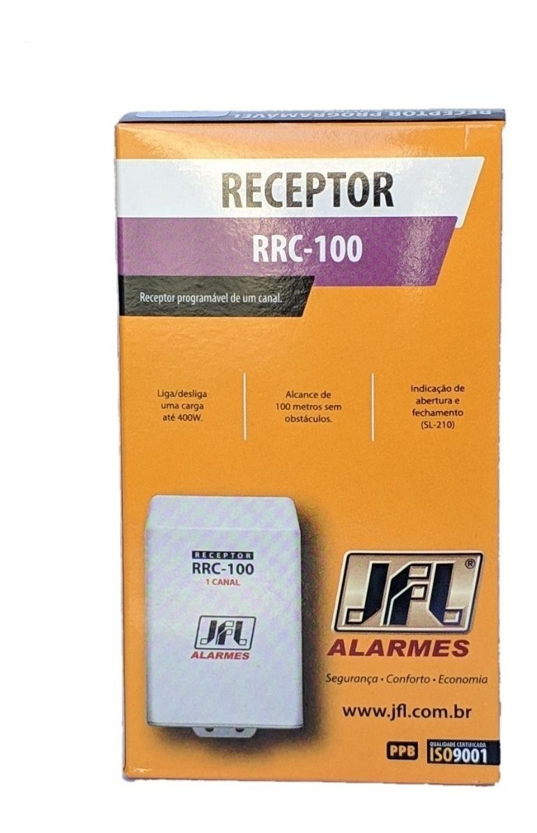 Receptor Programável De 01 Canal RRC-100 433 Mhz JFL