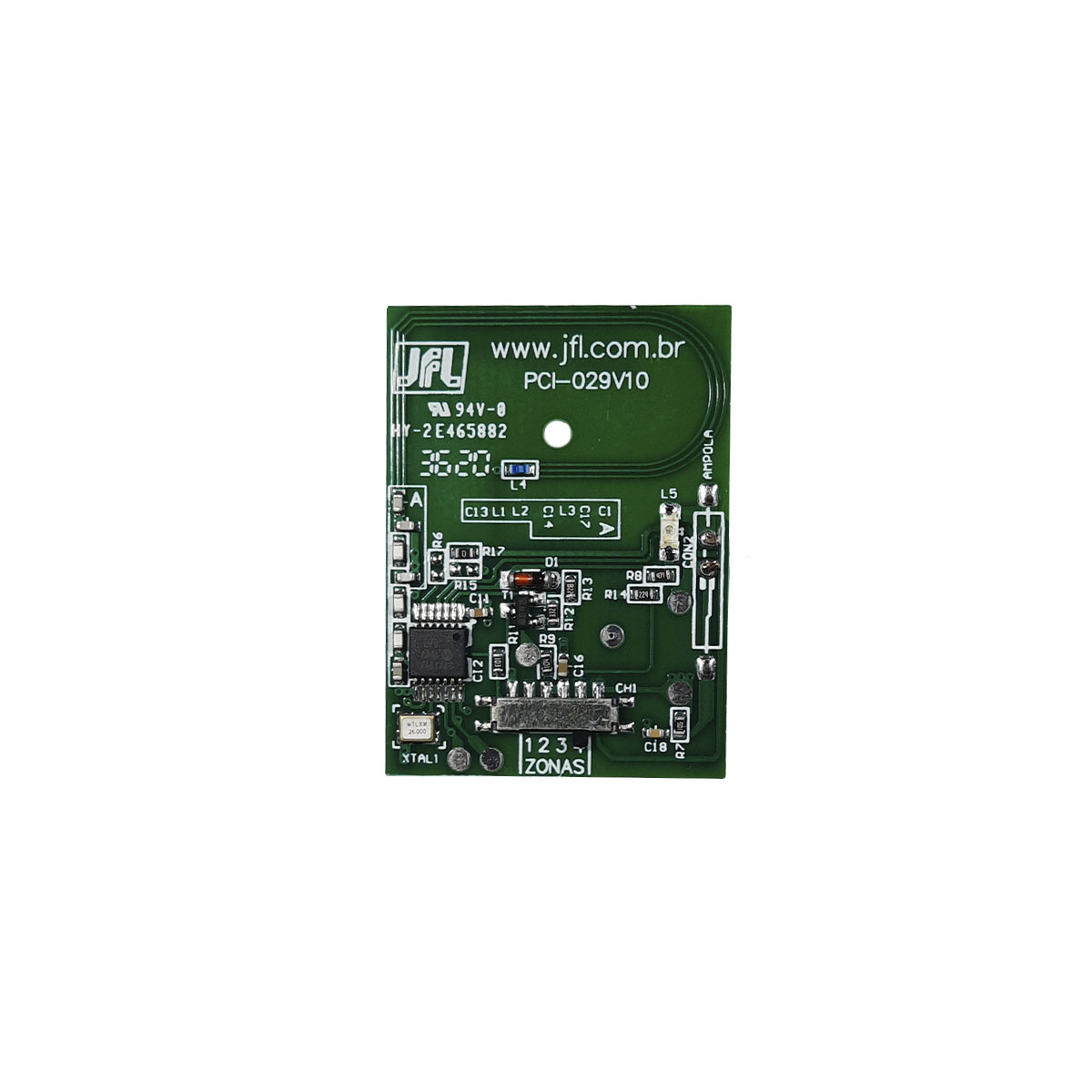 Sensor De Abertura Sem Fio JFL SHC-Fit Porta de Aço 433 Mhz
