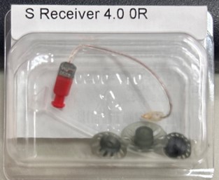 Receptor para aparelho auditivo Receptor S 4.0 0-R  - OTO-SONIC saúde auditiva e do sono