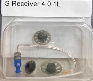Receptor para aparelho auditivo Receptor S 4.0 1L - OTO-SONIC saúde auditiva e do sono