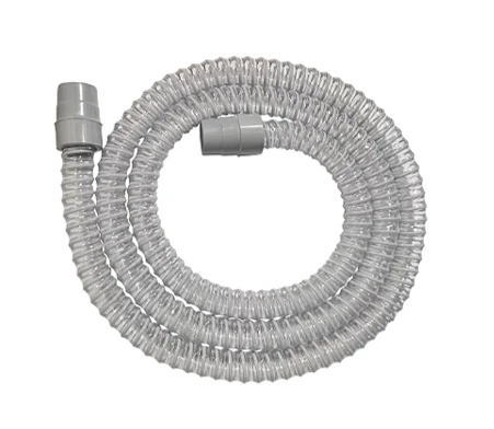 Traquéia ou Tubo para CPAP de alta resistência na cor Cinza e medidas  - 22 MM diâmetro X 1,80 MTS comprimento - OTO-SONIC saúde auditiva e do sono