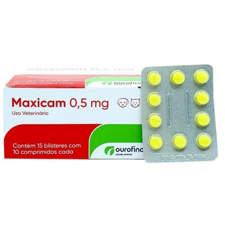 Anti-Inflamatório Maxicam Ourofino 0,5mg