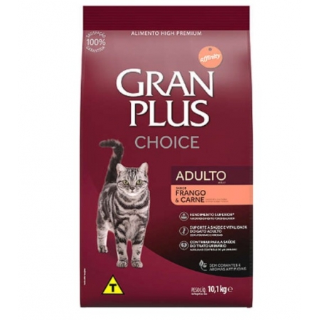 Ração Affinity PetCare GranPlus Choice Frango e Carne para Gatos Adultos